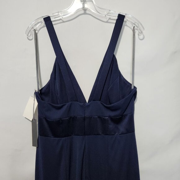 white by Vera Wang Navy Blue Formal Dress - Size 12 - Picture 7 of 13